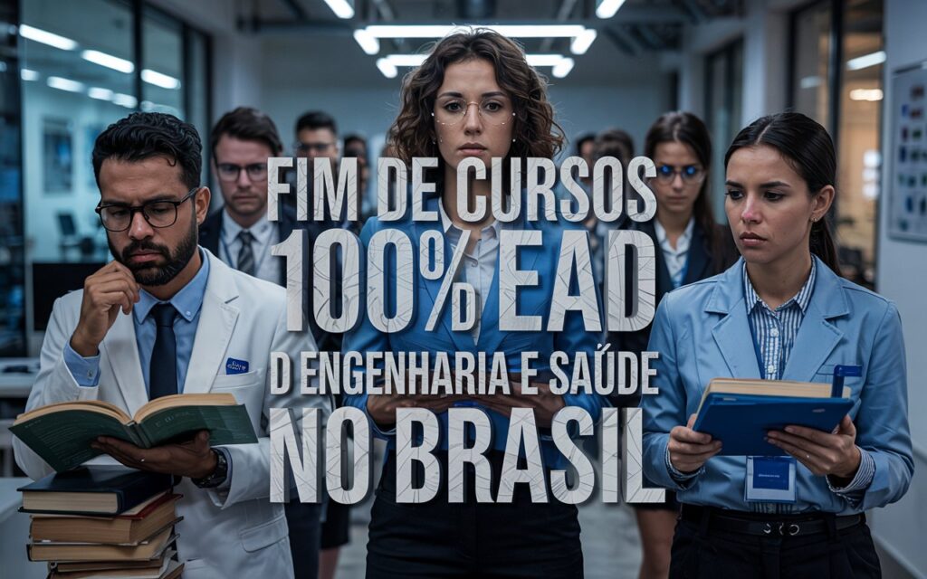 MEC define fim do EAD 100% online para Engenharias e reforça valorização da formação presencial